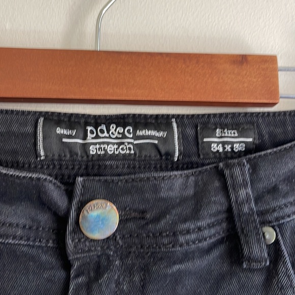 PD&C Mens Black Skinny Jeans - Picture 3 of 5